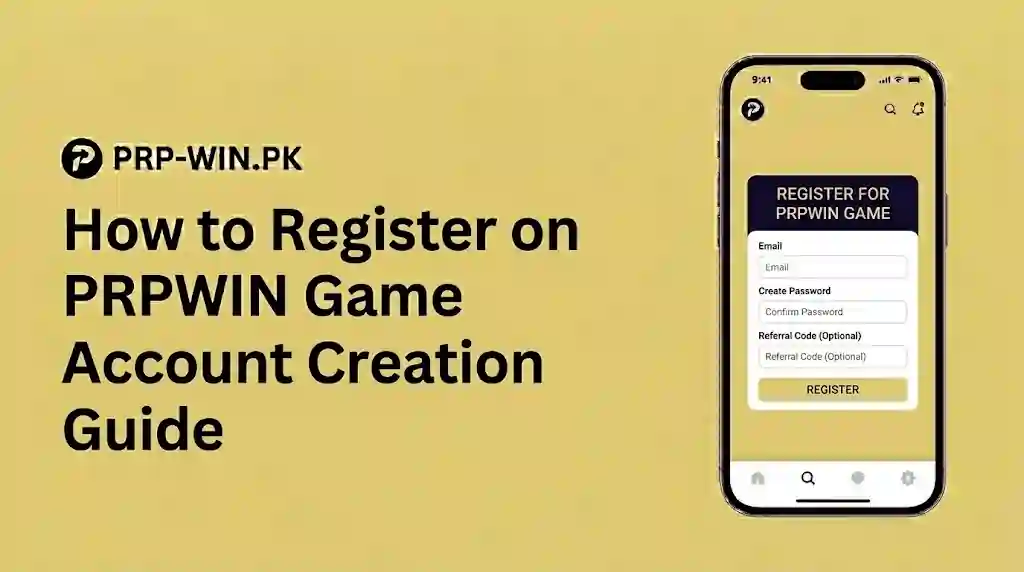 Register on PRPWIN Game