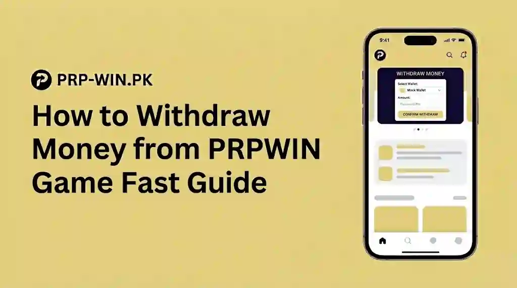 Withdraw Money from PRPWIN Game